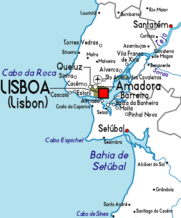 Map of Lisbon